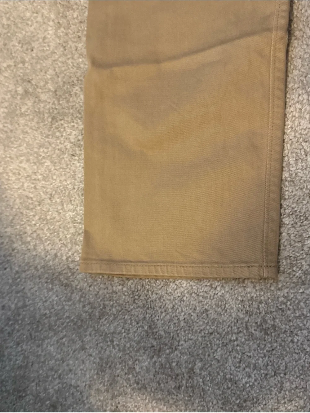J. Crew Men’s Straight Jeans in Khaki/Tan